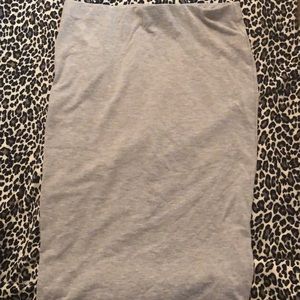 Gray Forever 21 Fitted Skirt